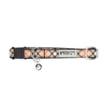 Bias Plaid Cat Collar
