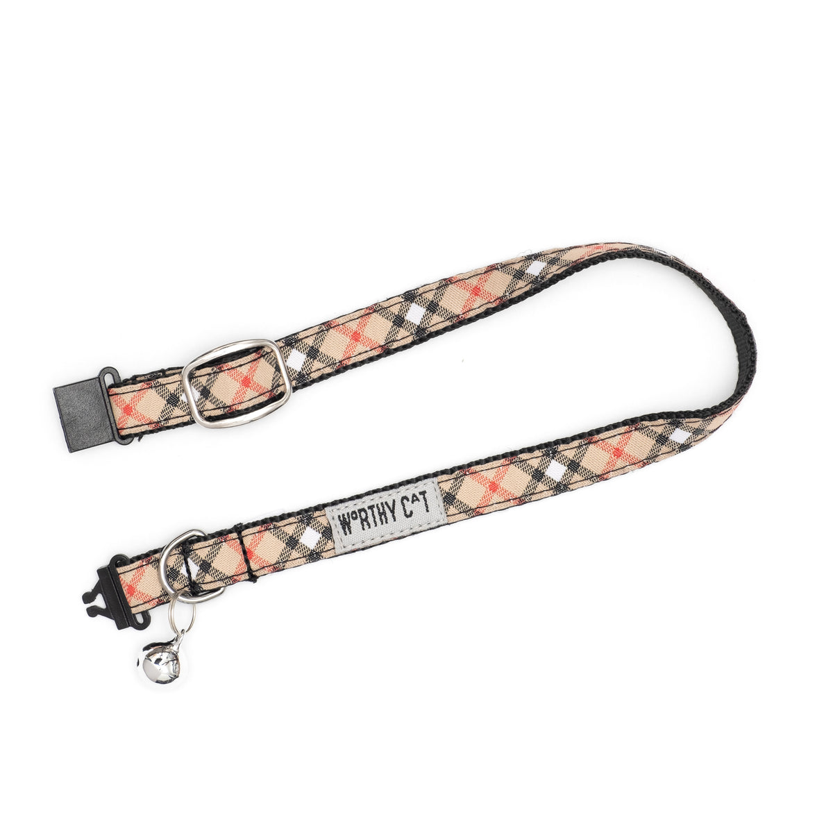 Bias Plaid Cat Collar
