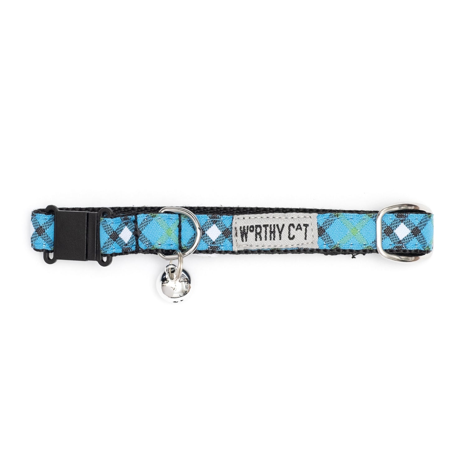 Bias Plaid Cat Collar
