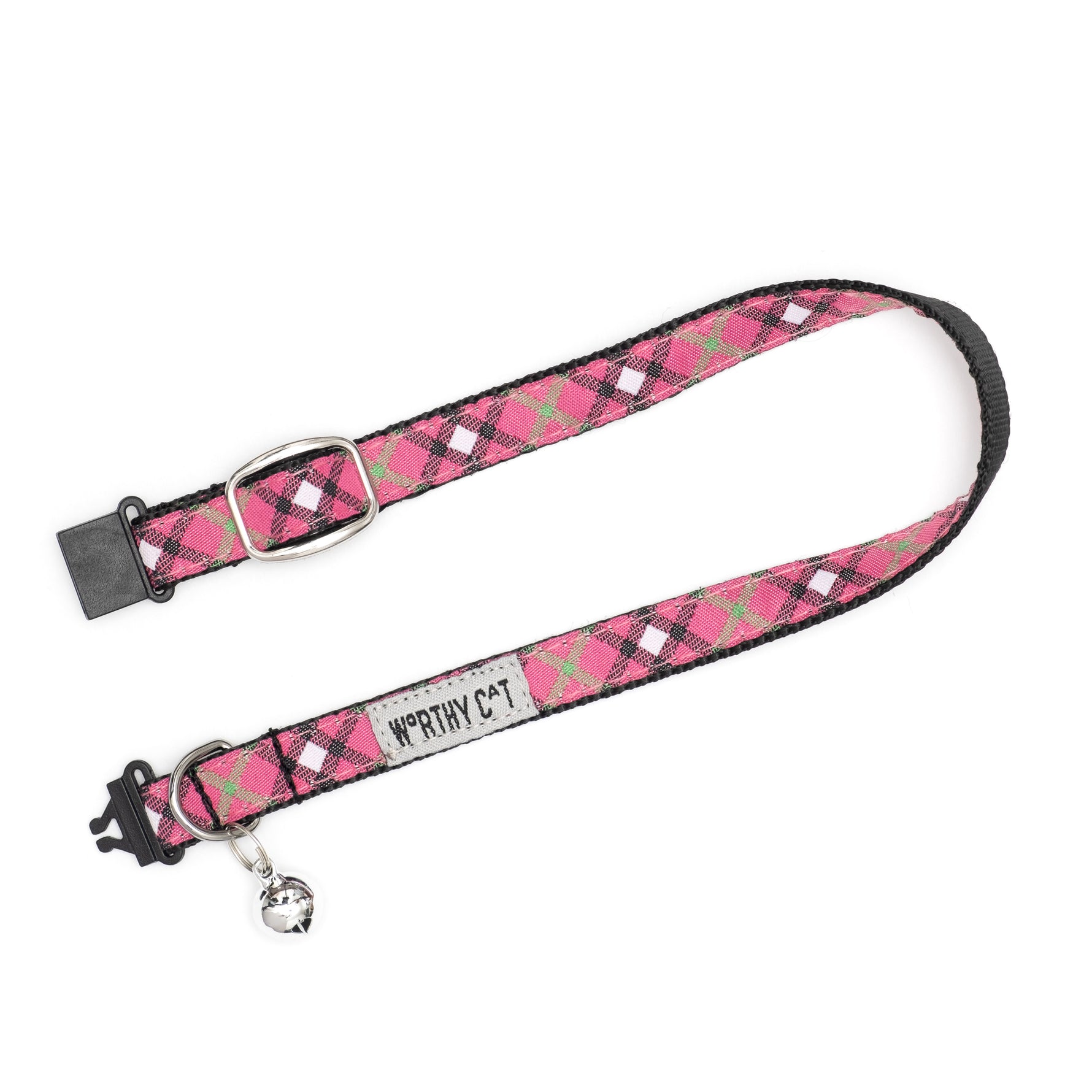 Bias Plaid Cat Collar