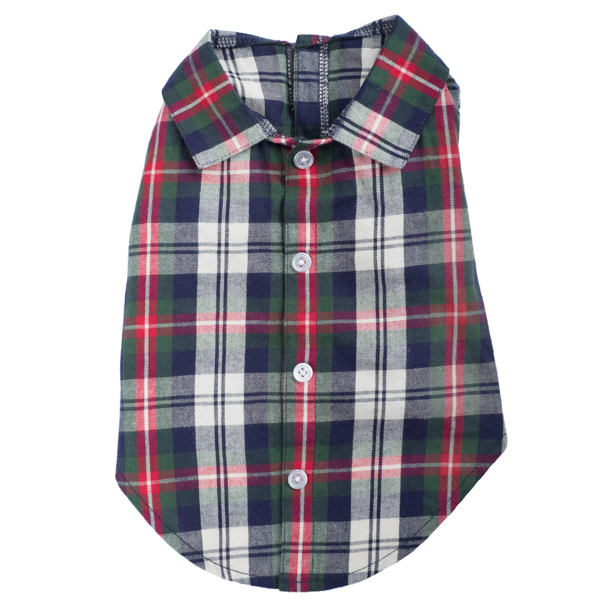 Navy Plaid Shirt