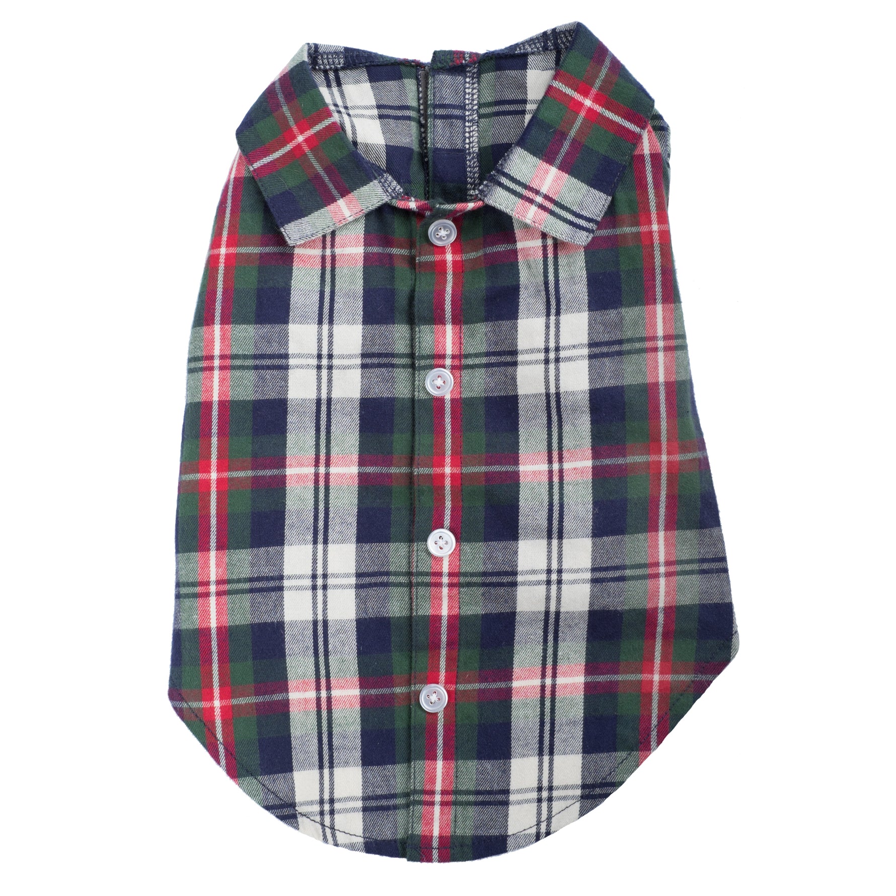 Navy Plaid Shirt