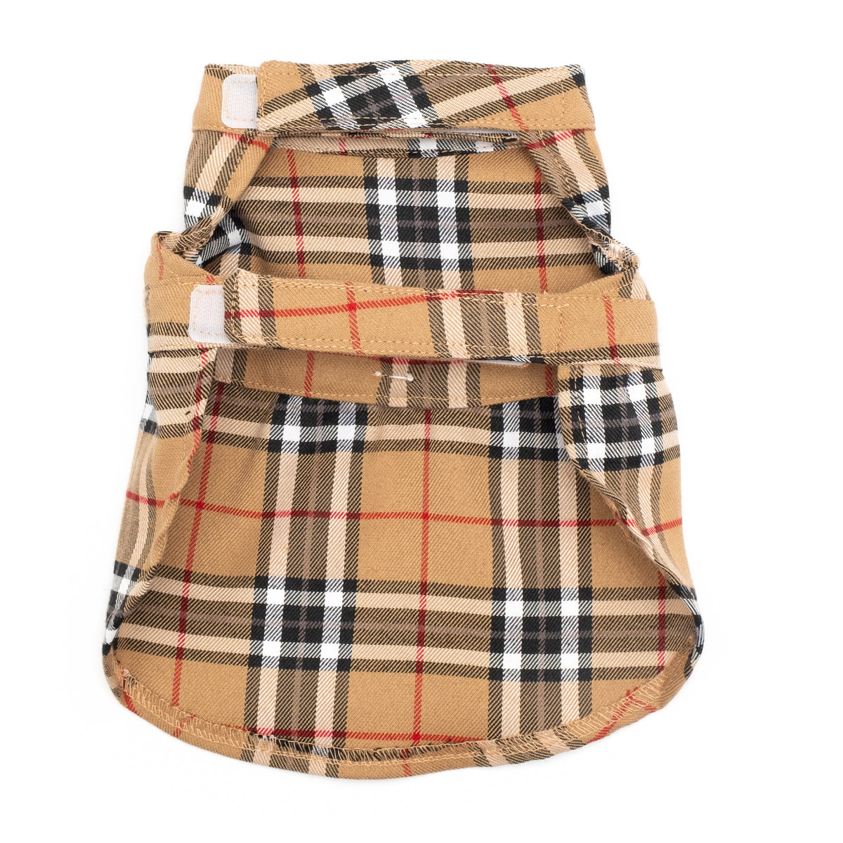 Tan Plaid Dress
