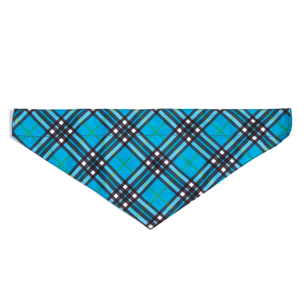 Bias Plaid Blue Bandana
