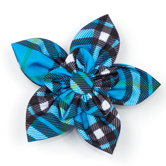 Bias Plaid Flower