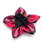 Bias Plaid Flower