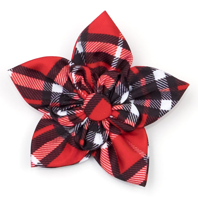 Bias Plaid Flower
