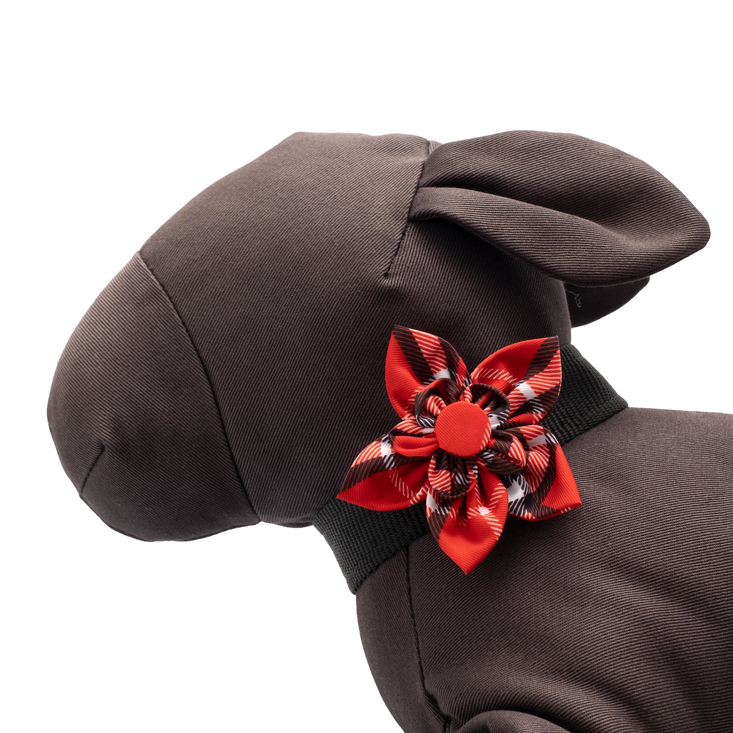 Bias Plaid Flower