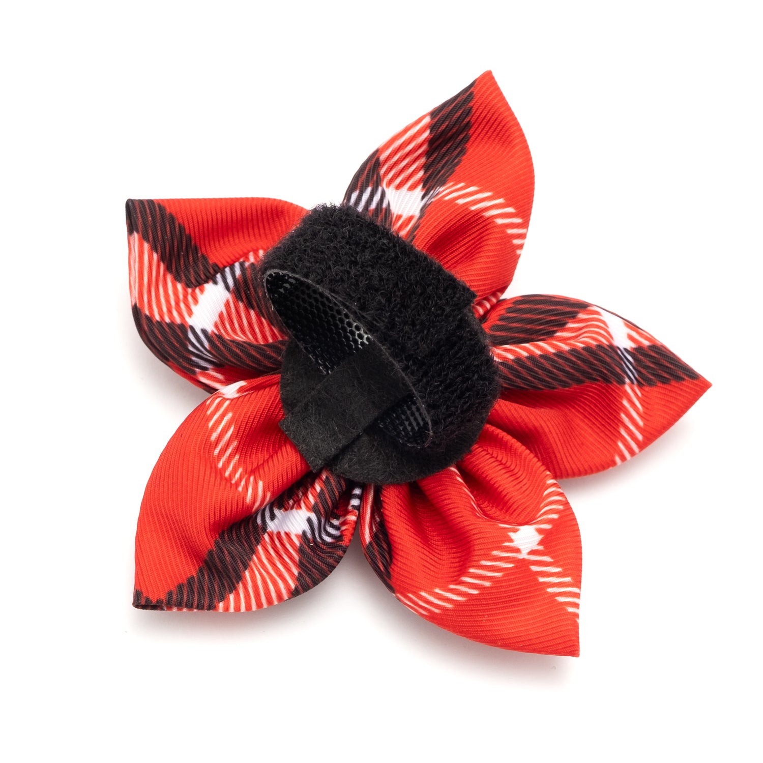 Bias Plaid Flower