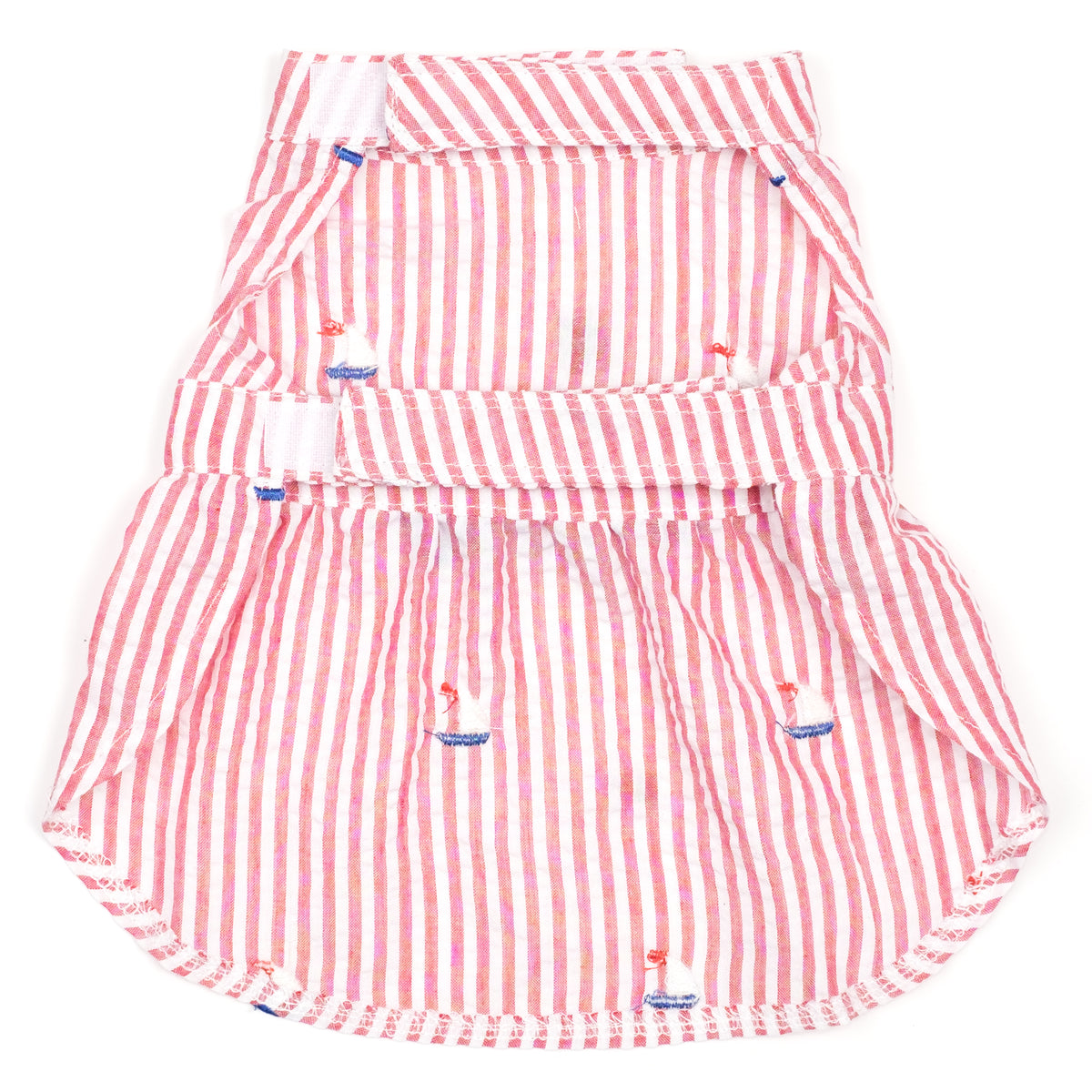Red Stripe Sailboat Dress