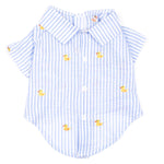 Lt. Blue Stripe Rubber Duck Shirt
