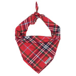 Red Plaid Bandana