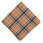 Tan Plaid Bandana