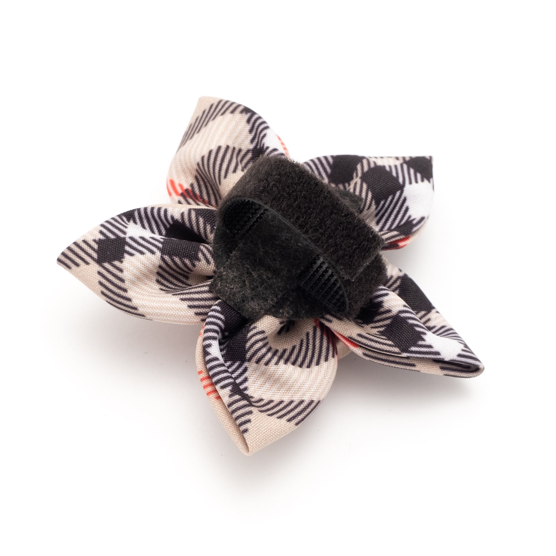 Bias Plaid Flower