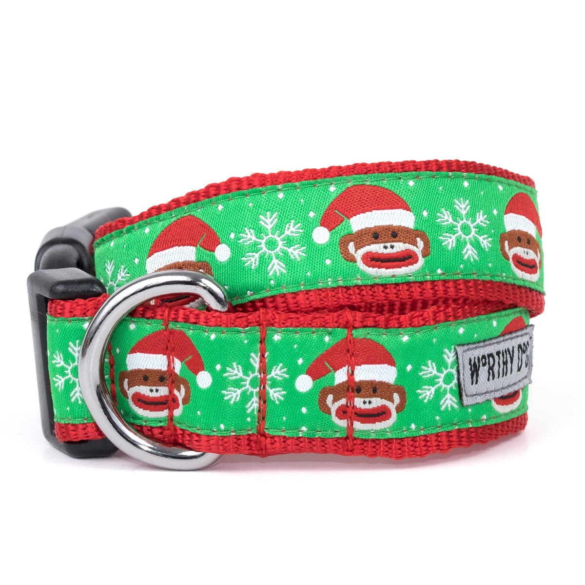 Sock Monkey Santa Collar