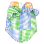 Gingham Colorblock Shirt