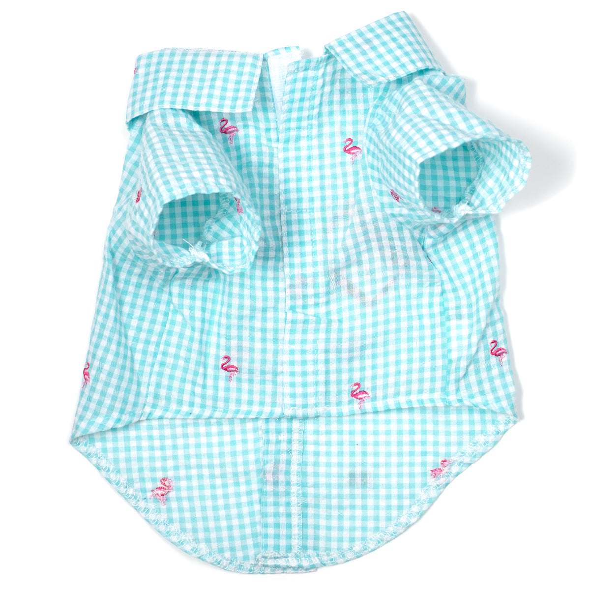 Gingham Flamingos Shirt