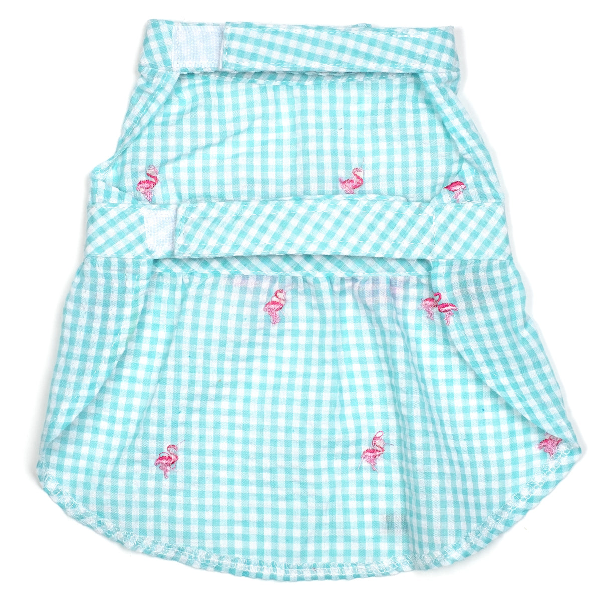 Gingham Flamingos Dress