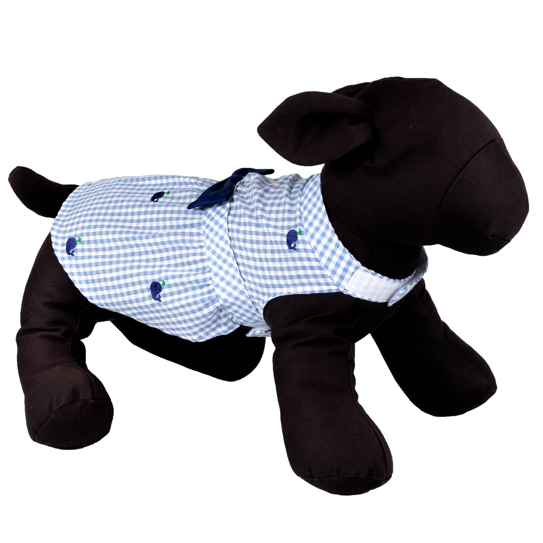 Gingham Whales Dress