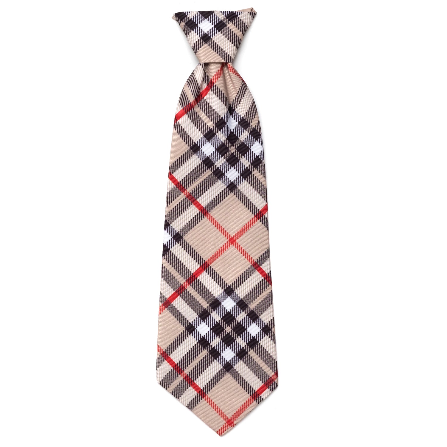 Bias Plaid Blue Neck Tie
