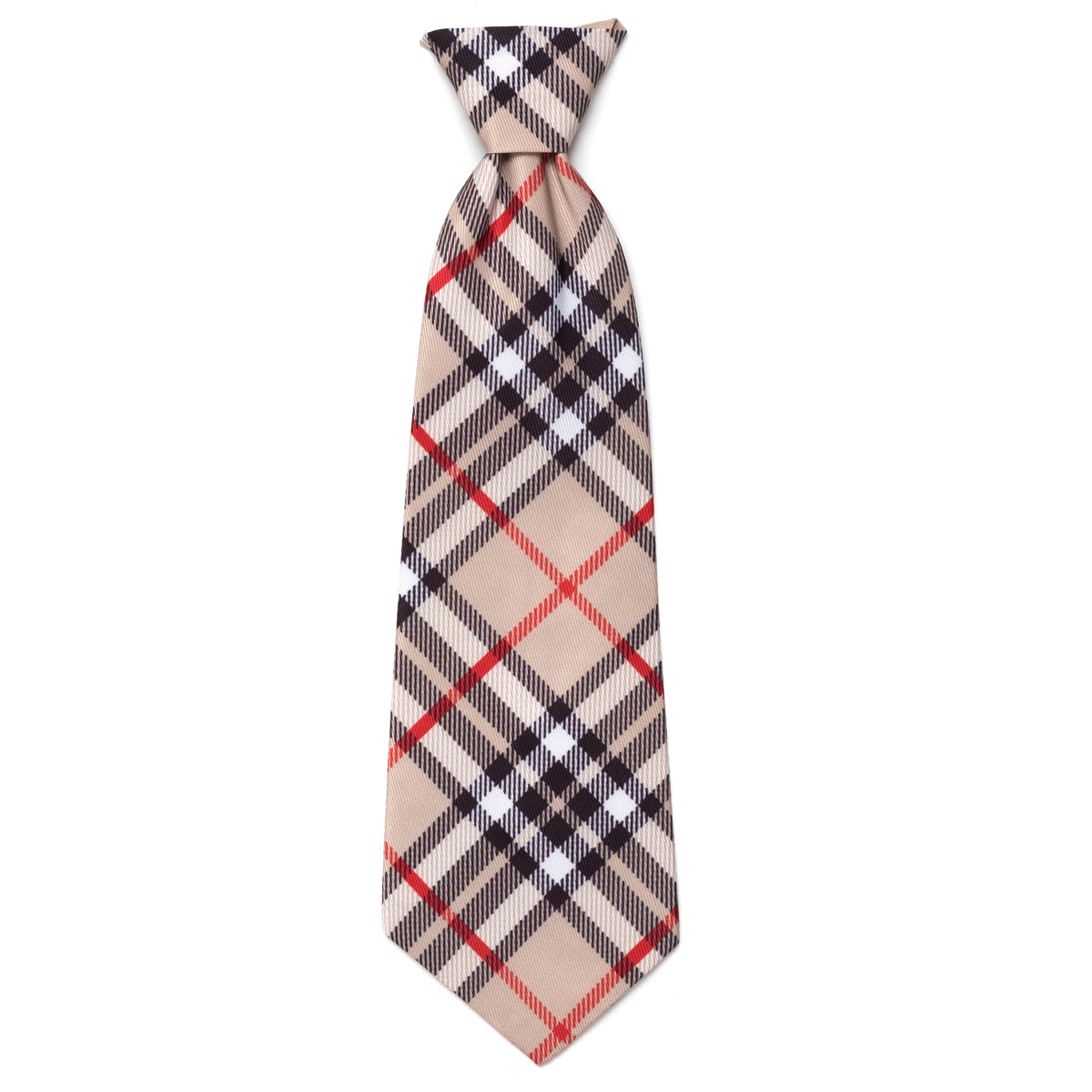 Bias Plaid Blue Neck Tie
