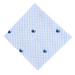 Gingham Whales Bandana