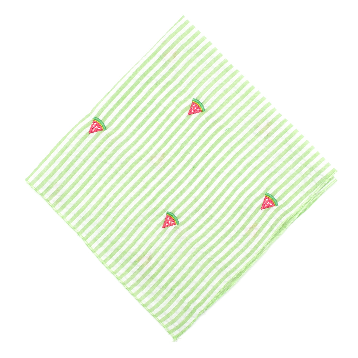 Green Stripe Watermelon Bandana