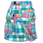 Turq Multi Patch Madras Dress