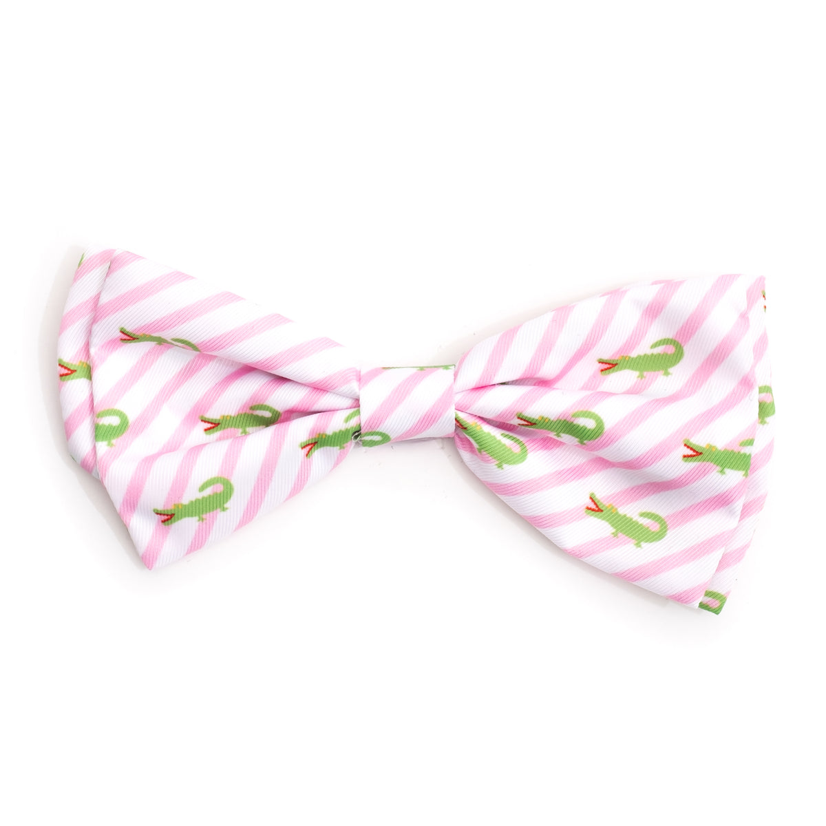 Stripe Alligators Bow Tie