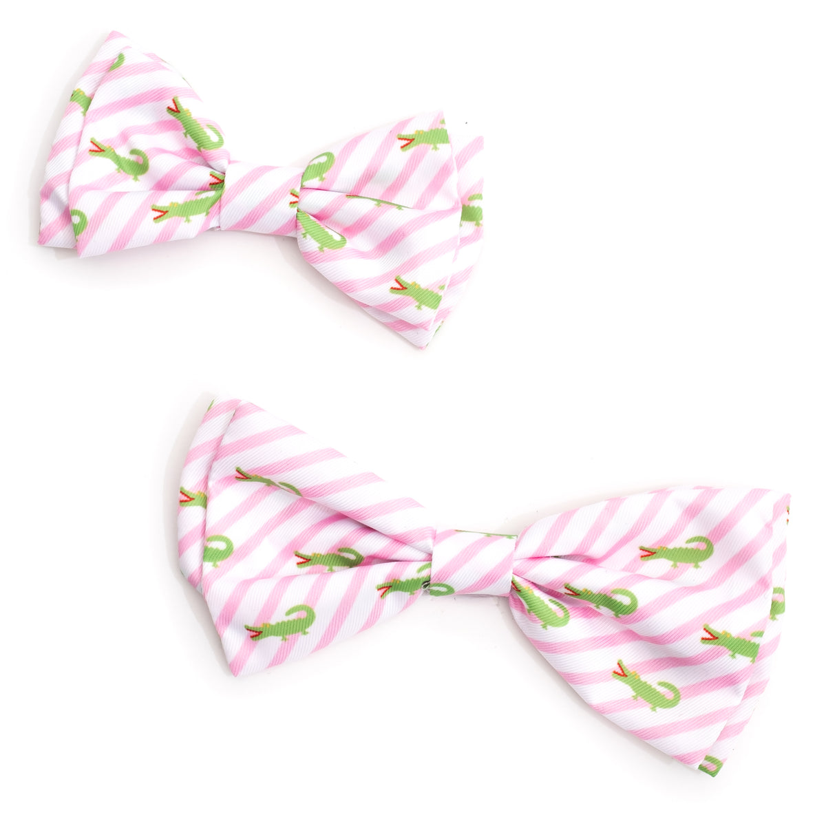 Stripe Alligators Bow Tie