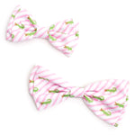 Stripe Alligators Bow Tie