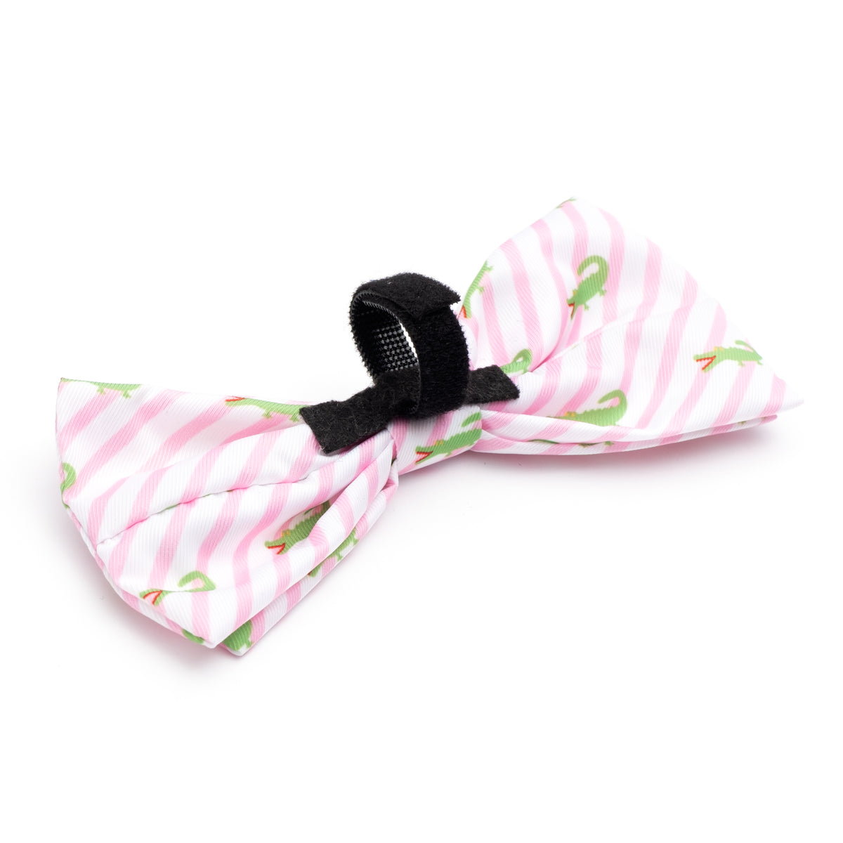 Stripe Alligators Bow Tie