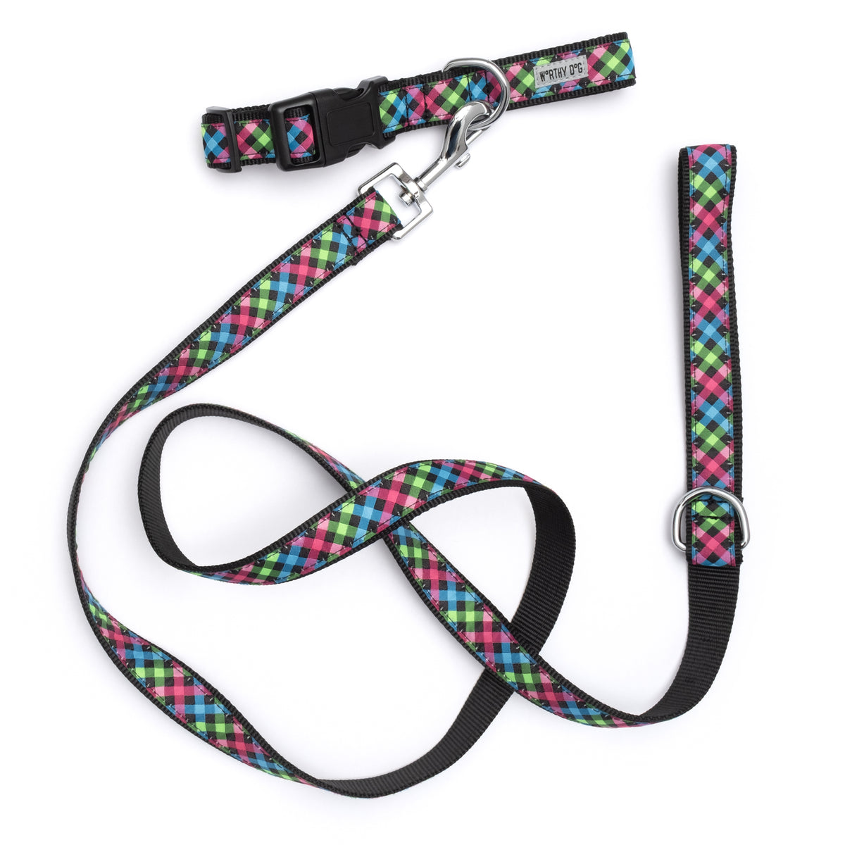 Carnival Check Collar
