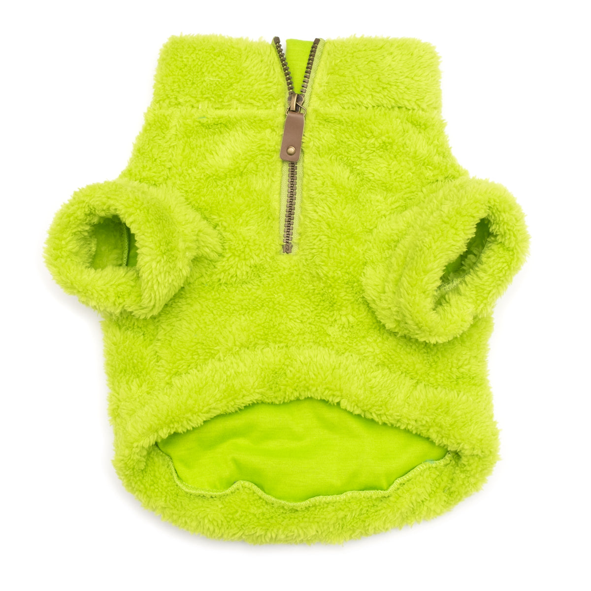 Solid Fleece Quarter Zip Pullover
