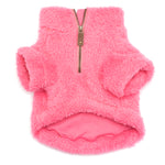 Solid Fleece Quarter Zip Pullover