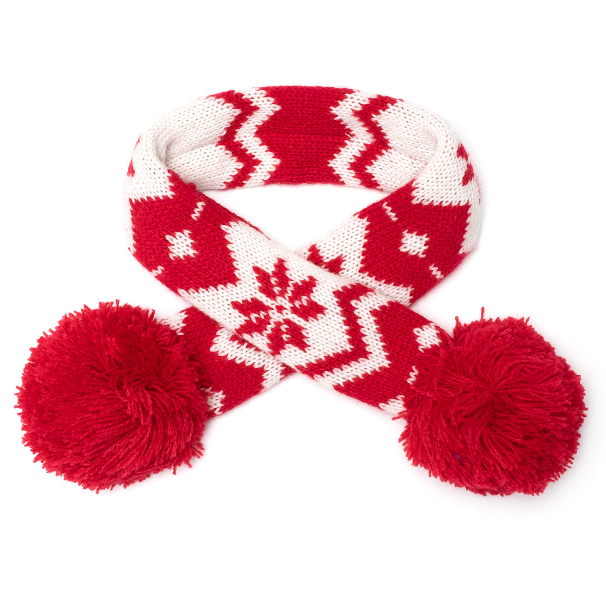 Fairisle Snowflake Scarf