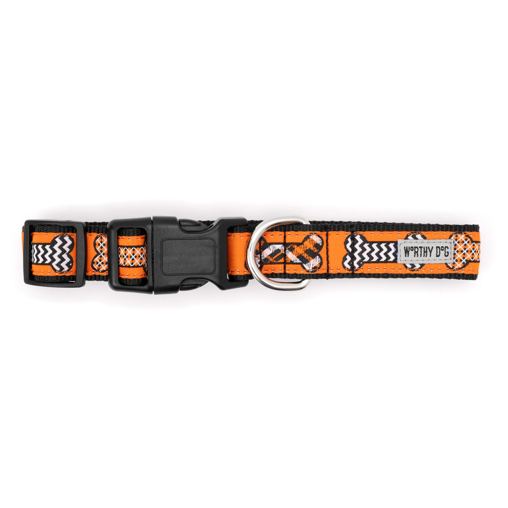 Halloween Bones Dog Collar