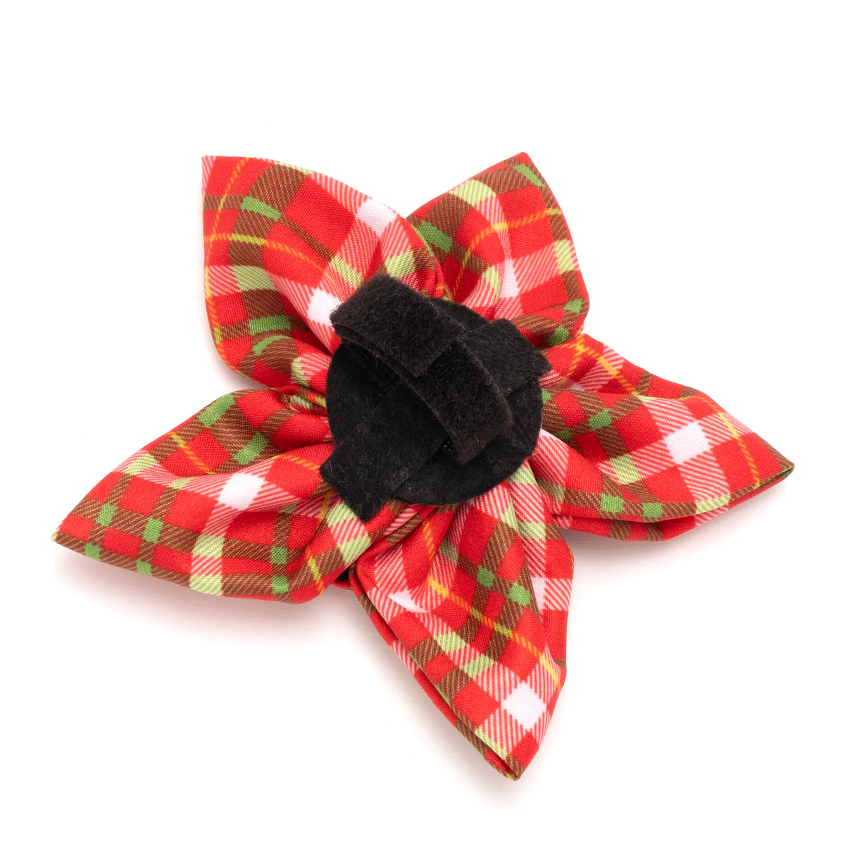 Holiday Plaid Flower