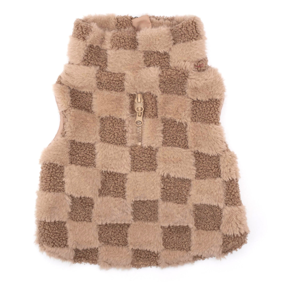 Fur Check 1/2 Zip Pullover