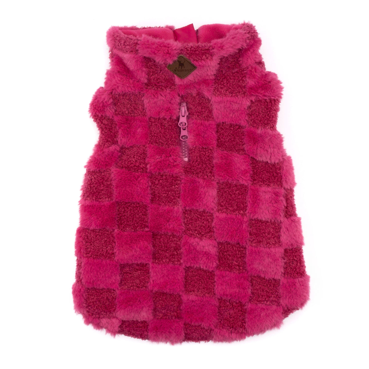 Fur Check 1/2 Zip Pullover
