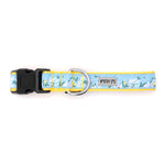 Bunnies & Flowers Dog Collar