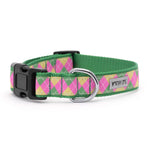 Bright Argyle Dog Collar