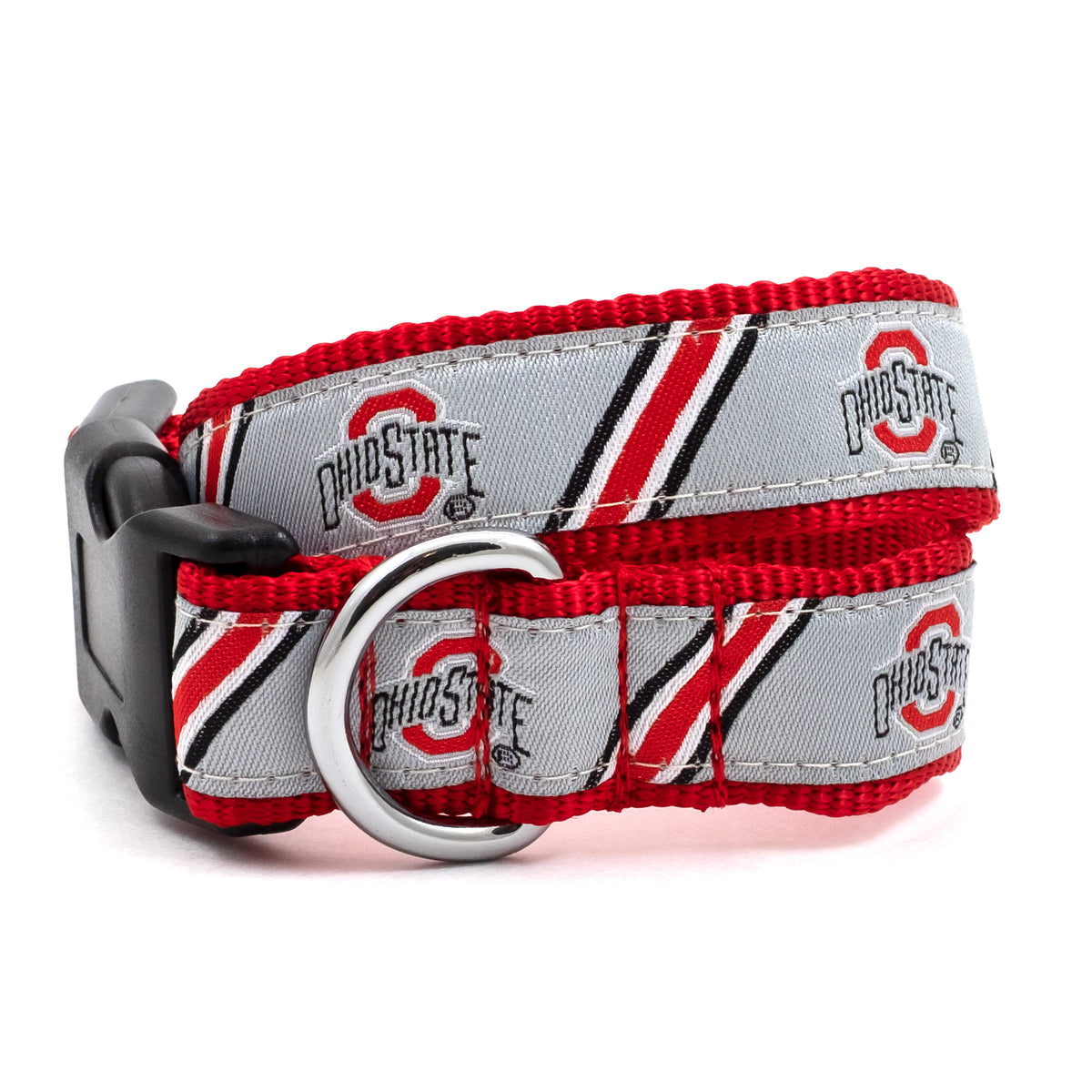 Ohio State Stripe Athletic Logo Collar