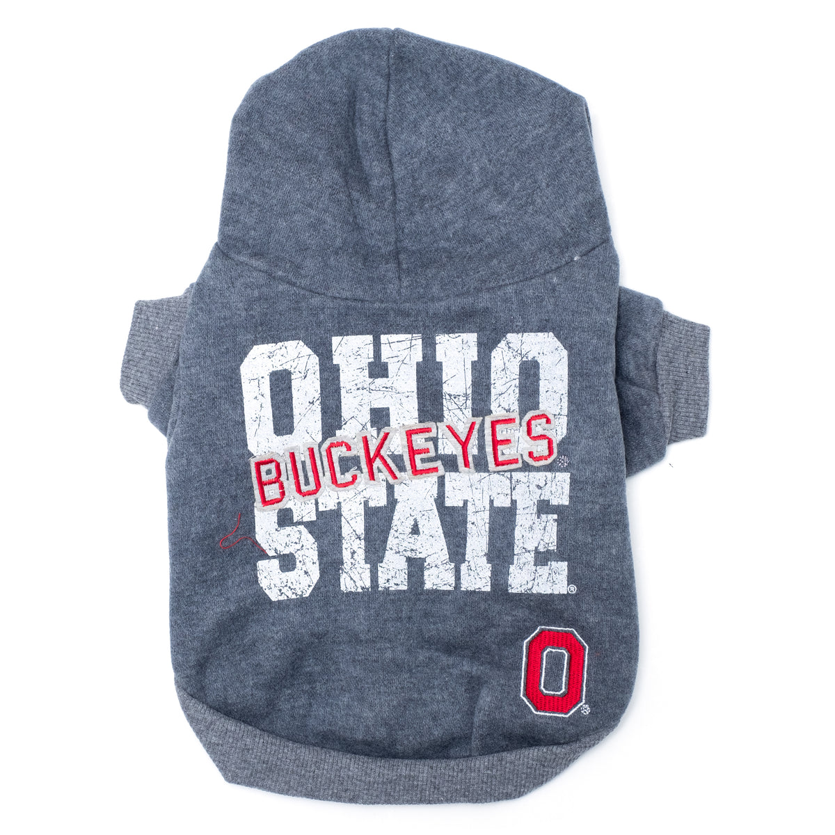 Ohio State Vintage Print Dog Hoodie