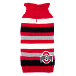 Ohio State Stripe Roll Neck Sweater