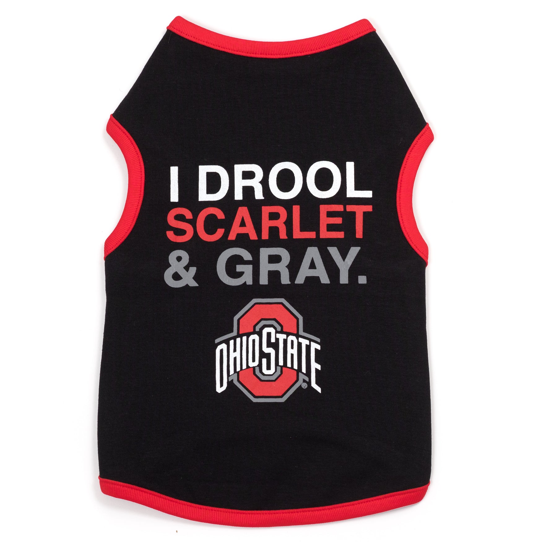 Ohio State I Drool Scarlet & Gray Tank
