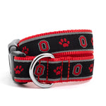Ohio State Block O Paw Print Collar