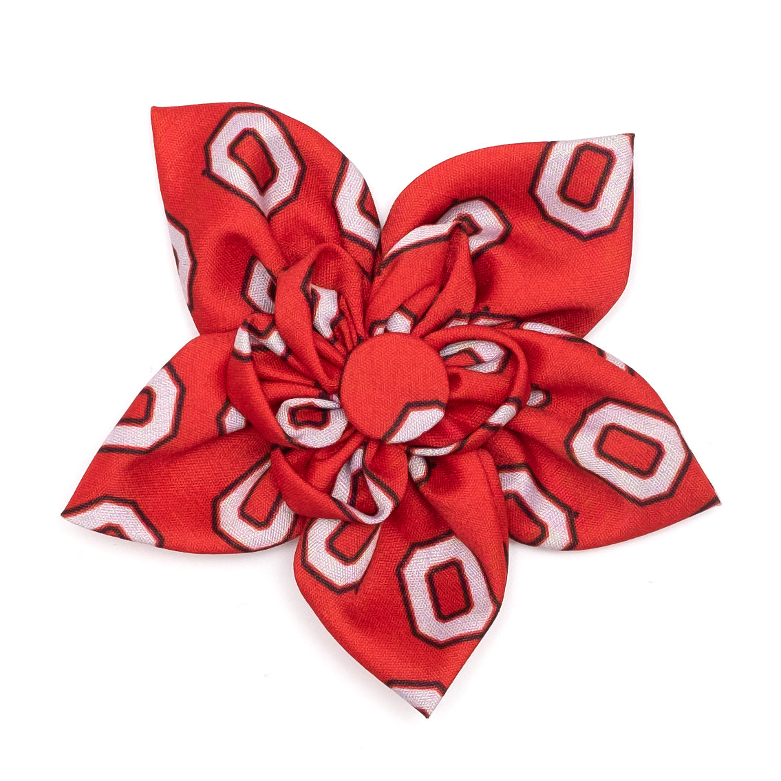 Ohio State Tossed Block O Flower
