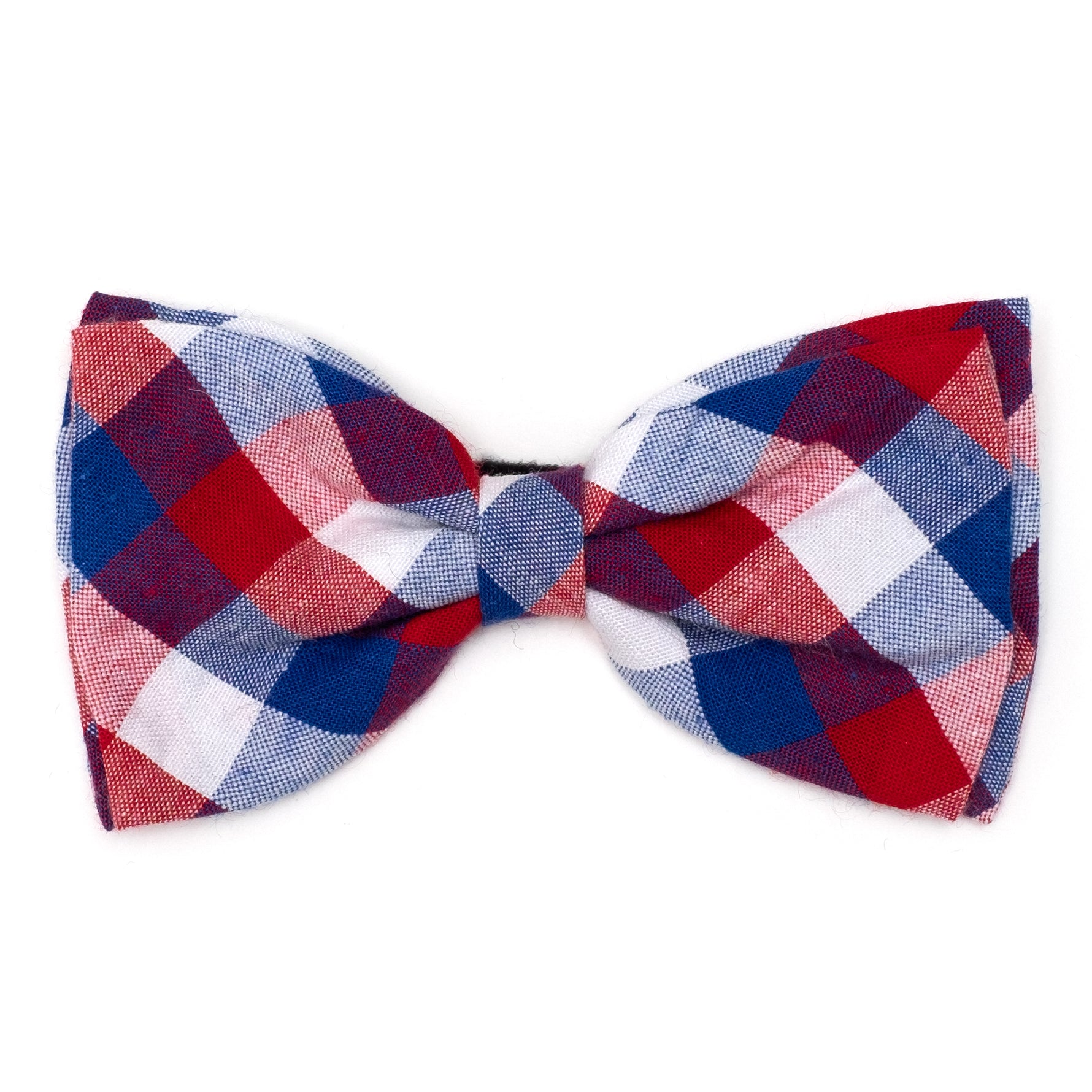 Red/White/Blue Check Bow Tie