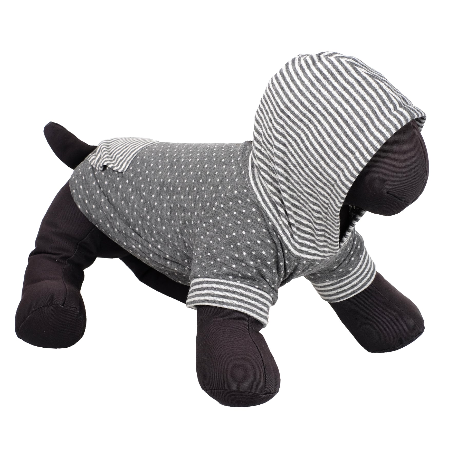 Dot/Stripe Hoodie